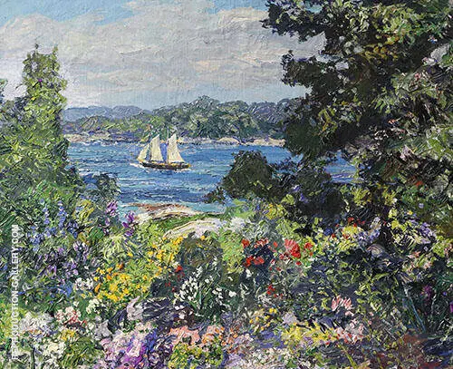 Boothbay Garden By Edward Willis Redfield