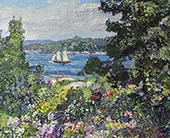 Boothbay Garden By Edward Willis Redfield