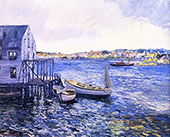 Boothbay Harbor By Edward Willis Redfield