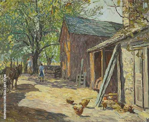 Carversville Farm 1946 By Edward Willis Redfield