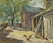 Carversville Farm 1946 By Edward Willis Redfield