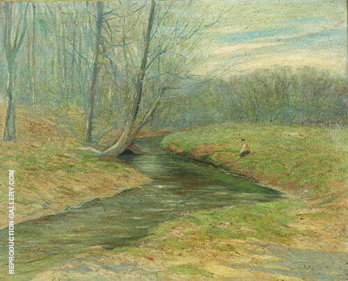 Early Spring I by Edward Willis Redfield | Oil Painting Reproduction