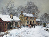 Horse and Sleigh Days By Edward Willis Redfield
