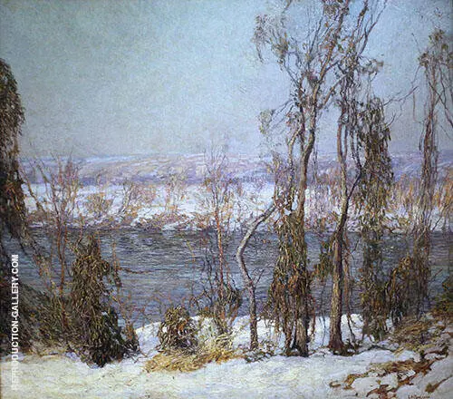 La Riva Del Fiume Lambertville New Jersey 1905 By Edward Willis Redfield