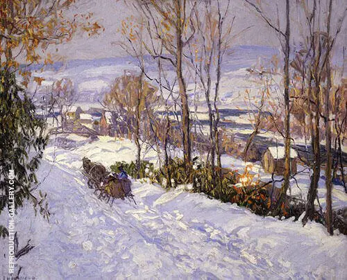 Road and River 1926 By Edward Willis Redfield