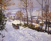 Road and River 1926 By Edward Willis Redfield