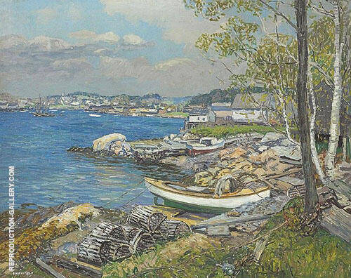 Spring in The Harbor 1927 | Oil Painting Reproduction