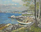Spring in The Harbor 1927 By Edward Willis Redfield