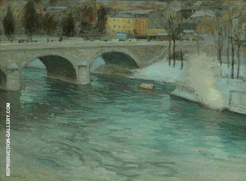 The Bridge of Charenton 1898 By Edward Willis Redfield