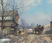 When Spring Comes c1930 By Edward Willis Redfield