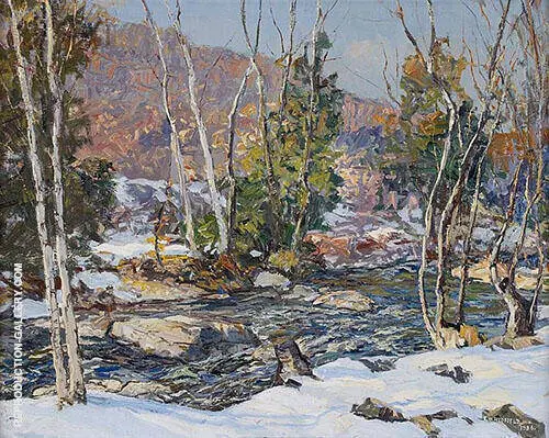 Winter Harmony Winter Evening 1936 By Edward Willis Redfield