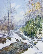 Winter Stream 1927 By Edward Willis Redfield