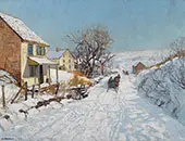 Winter Sunlight 1929 By Edward Willis Redfield