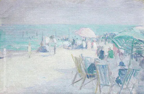 Beach at Point Pleasant By Edmund William Greacen