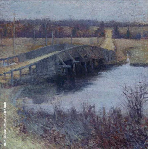 Bridge at Old Lyme Connecticut II By Edmund William Greacen