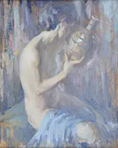 Nude with Vase By Edmund William Greacen