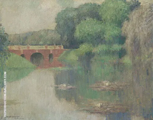 Reflections in a Lake 1909 By Edmund William Greacen