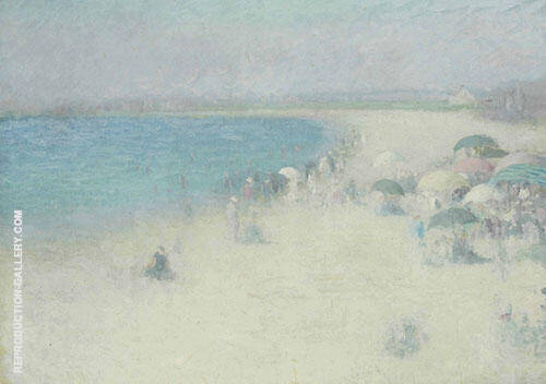 The Beach at Watch Hill | Oil Painting Reproduction