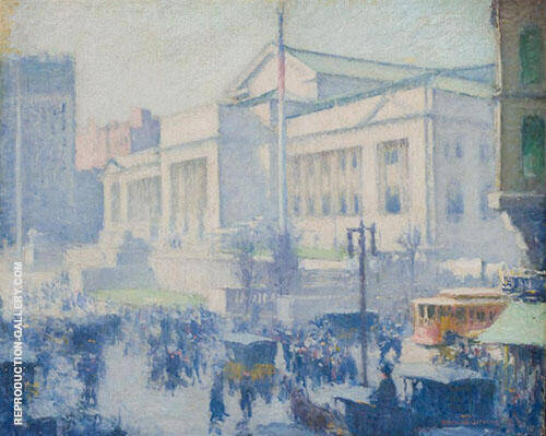 Union Square New York 1917 | Oil Painting Reproduction