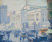 Union Square New York 1917 By Edmund William Greacen