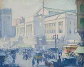 Union Square New York 1917 By Edmund William Greacen