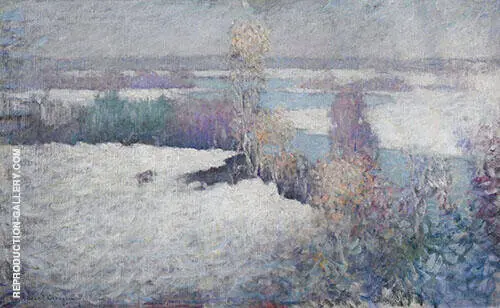 Winter Landscape Lieutenant River Old Lyme 1917 By Edmund William Greacen