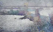 Winter Landscape Lieutenant River Old Lyme 1917 By Edmund William Greacen