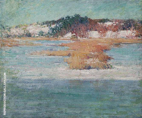 Winter Marshes by Edmund William Greacen | Oil Painting Reproduction