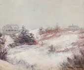 Winter Scene By Edmund William Greacen