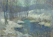 Winter Stream 1920 By Edmund William Greacen