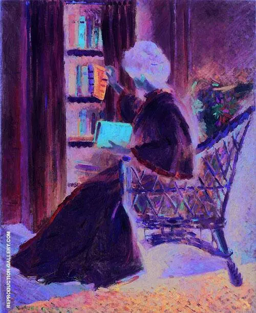 Woman in a Kimono By Edmund William Greacen