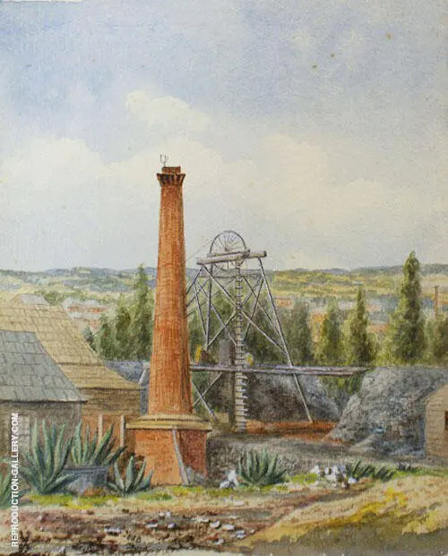 The Mine Shaft 1883 By Emma Minnie Boyd