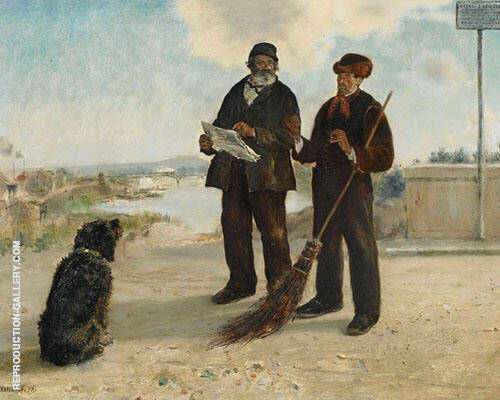 Asnier Newspaper 1879 | Oil Painting Reproduction