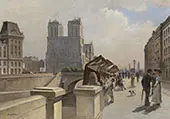 Notre Dame du Boulevard Quai des Grand Augustins By Jean Francois Rafaelli