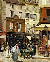Rue de Montmartre 1900 By Jean Francois Rafaelli