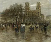 St Sulpice Square Paris By Jean Francois Rafaelli