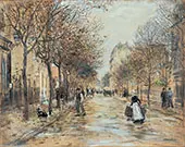 Une Rue a Asnieres By Jean Francois Rafaelli