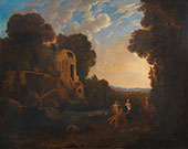 An Italianate Landscape with The Judgment of Paris By Claude Lorrain