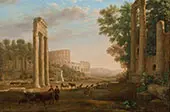 Capriccio with Ruins of The Roman Forum 1643 By Claude Lorrain