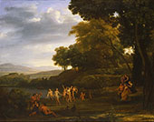 Landscape with Dancing Satyrs and Nymphs 1646 By Claude Lorrain