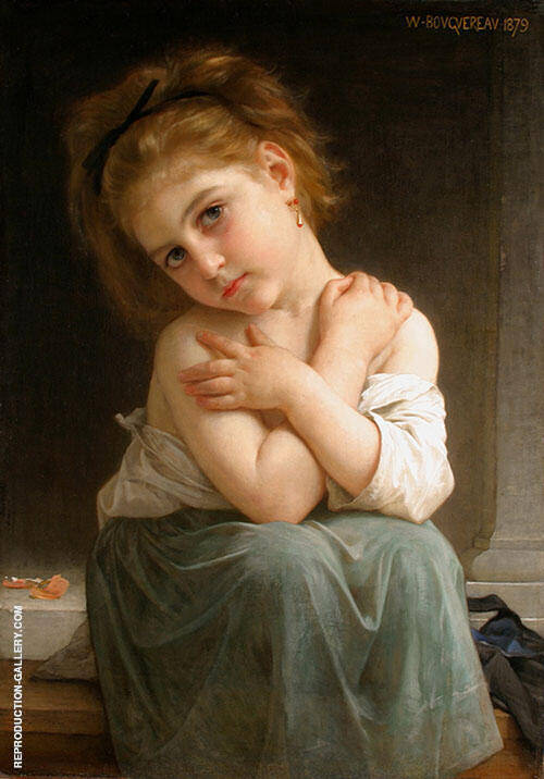 The Chilly Girl La Frileuse 1879 By William-Adolphe Bouguereau