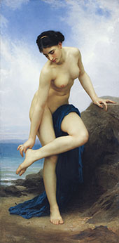 After The Bath 1875 By William-Adolphe Bouguereau