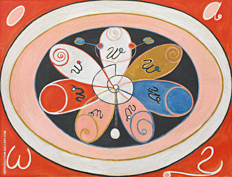 No 15 Evolution 1908 by Hilma AF Klint | Oil Painting Reproduction