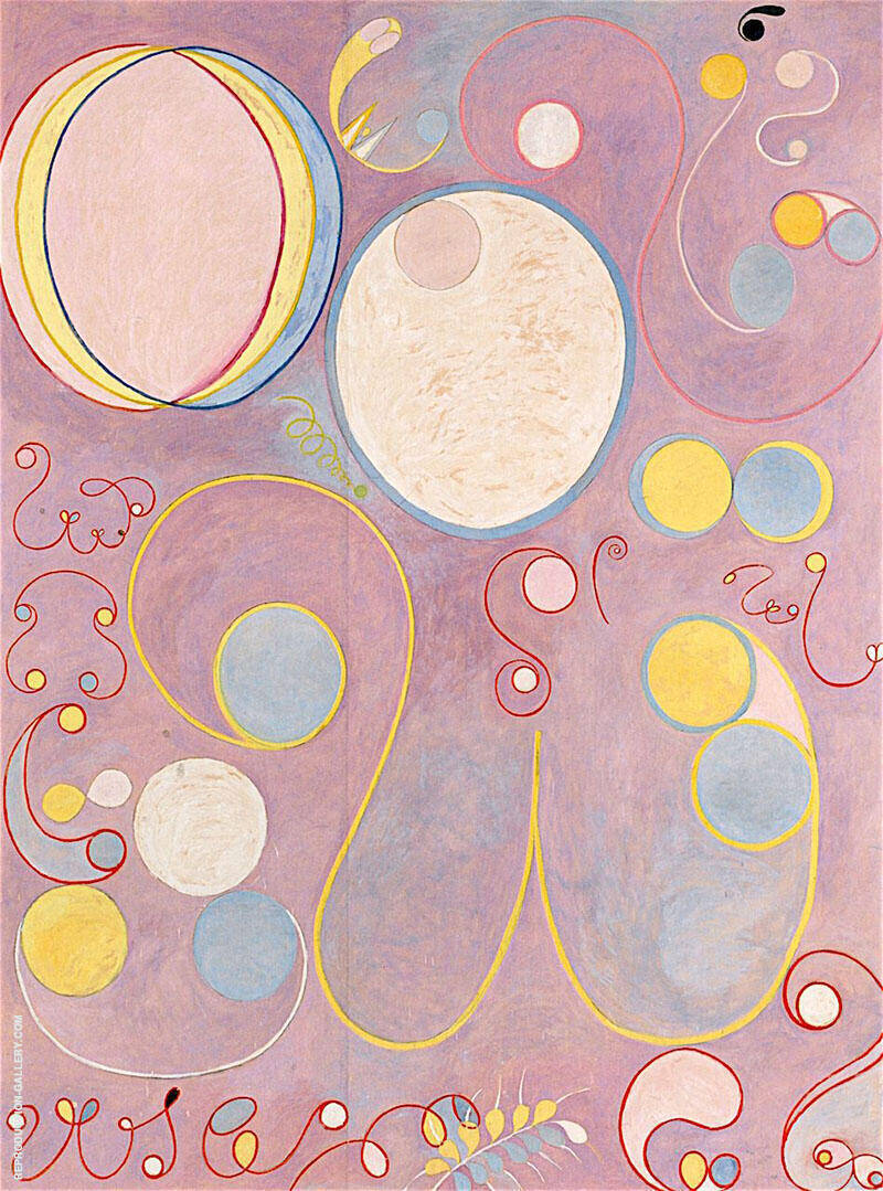 No 8 Adulthood Group IV 1907 by Hilma AF Klint | Oil Painting Reproduction