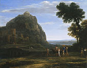 View of Delphi with a Procession 1941 By Claude Lorrain