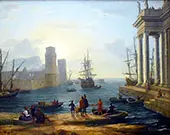 Embarkation of Ulysses 1646 By Claude Lorrain