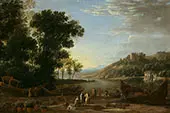 Landscape with Merchants 1630 By Claude Lorrain