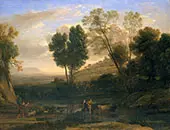 Sunrise 1646 By Claude Lorrain