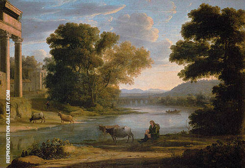 The Ford by Claude Lorrain | Oil Painting Reproduction