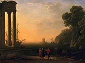 View of Seaport By Claude Lorrain